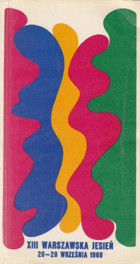 13th IFCM 'Warsaw Autumn', 20-28.IX.1969, cover design Waldemar Świerzy